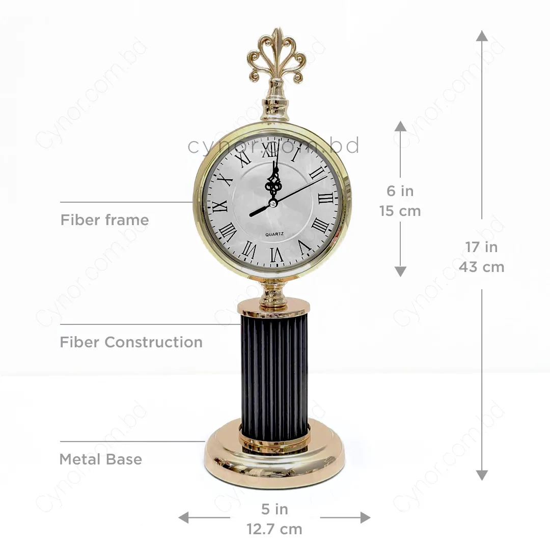 WC767-Black-Vintage-Ornate-Golden-Metal-Table-Clock-with-Black-Fiber-Column-and-Glass-Dial-(8) WC767-Black-Vintage-Ornate-Golden-Metal-Table-Clock-with-Black-Fiber-Column-and-Glass-Dial-(8)