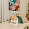 HD268-White-Porcelain-Scalloped-Vase-with-Raised-Floral-Relief-1