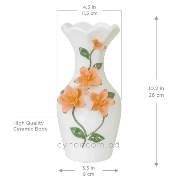 HD268-White-Porcelain-Scalloped-Vase-with-Raised-Floral-Relief-2