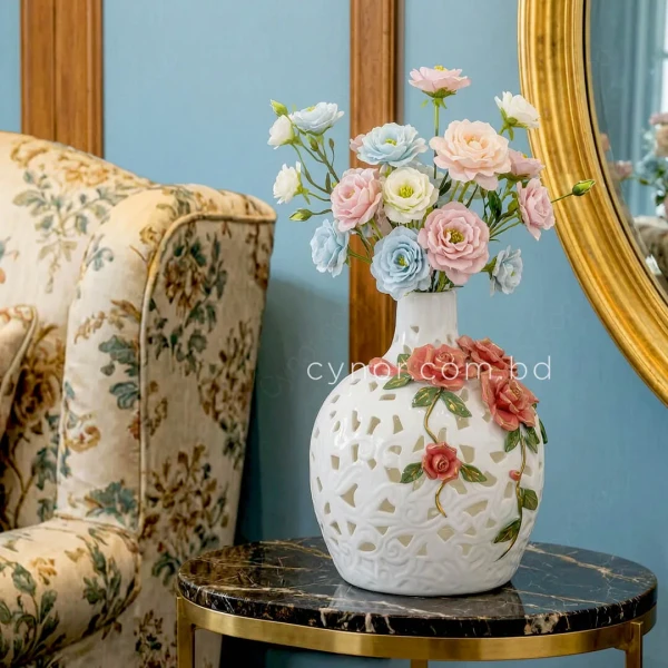 HD272-Premium-White-Porcelain-Round-Vase-with-Patterned-Cutouts-and-Raised-Floral-Accents-2