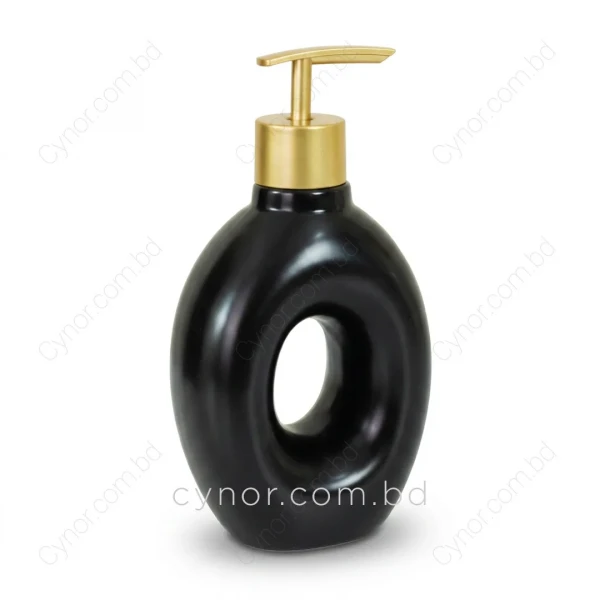 KC245-Nordic Sculptural Ceramic Porcelain Soap Shampoo Lotion Dispenser (8)