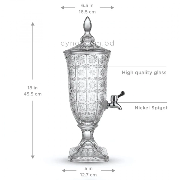 KC251-3L-Premium-Starburst-Crystal-Cut-Glass-Beverage-Dispenser-with-Polished-Nickel-Spigot-00