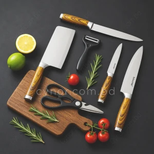 KC252-1-Bahui 6 Pcs Stainless Steel Kitchen Knife Set (1)