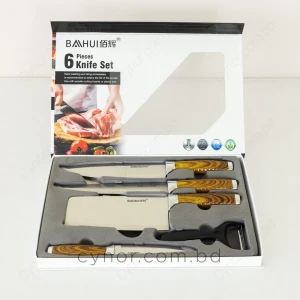 KC252-1-Bahui 6 Pcs Stainless Steel Kitchen Knife Set (2)