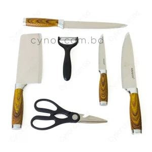 KC252-1-Bahui 6 Pcs Stainless Steel Kitchen Knife Set (4)