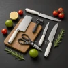 KC252-3-Bahui 6 Pcs Stainless Steel Kitchen Knife Set with Fiber Handle