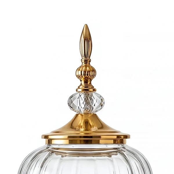 KC258-4L-Luxury-Glass-Beverage-Dispenser-with-Golden-Stainless-Steel-Lid-and-Base-3
