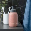 KC260-2-Nordic-Speckled-Ceramic-Dispenser-with-Plastic-Matte-Charcoal-Pump-1
