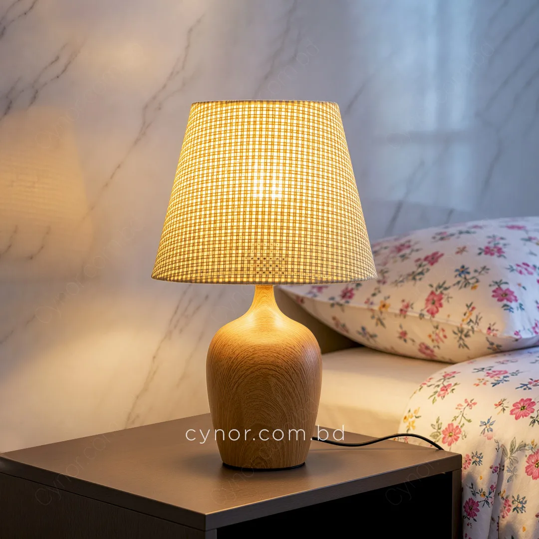 TL398-2-Metal Body Wooden Texture Table Lamp with Laminated Woven Fiber Pastel Yellow Shade (1) TL398-2-Metal Body Wooden Texture Table Lamp with Laminated Woven Fiber Pastel Yellow Shade (1)