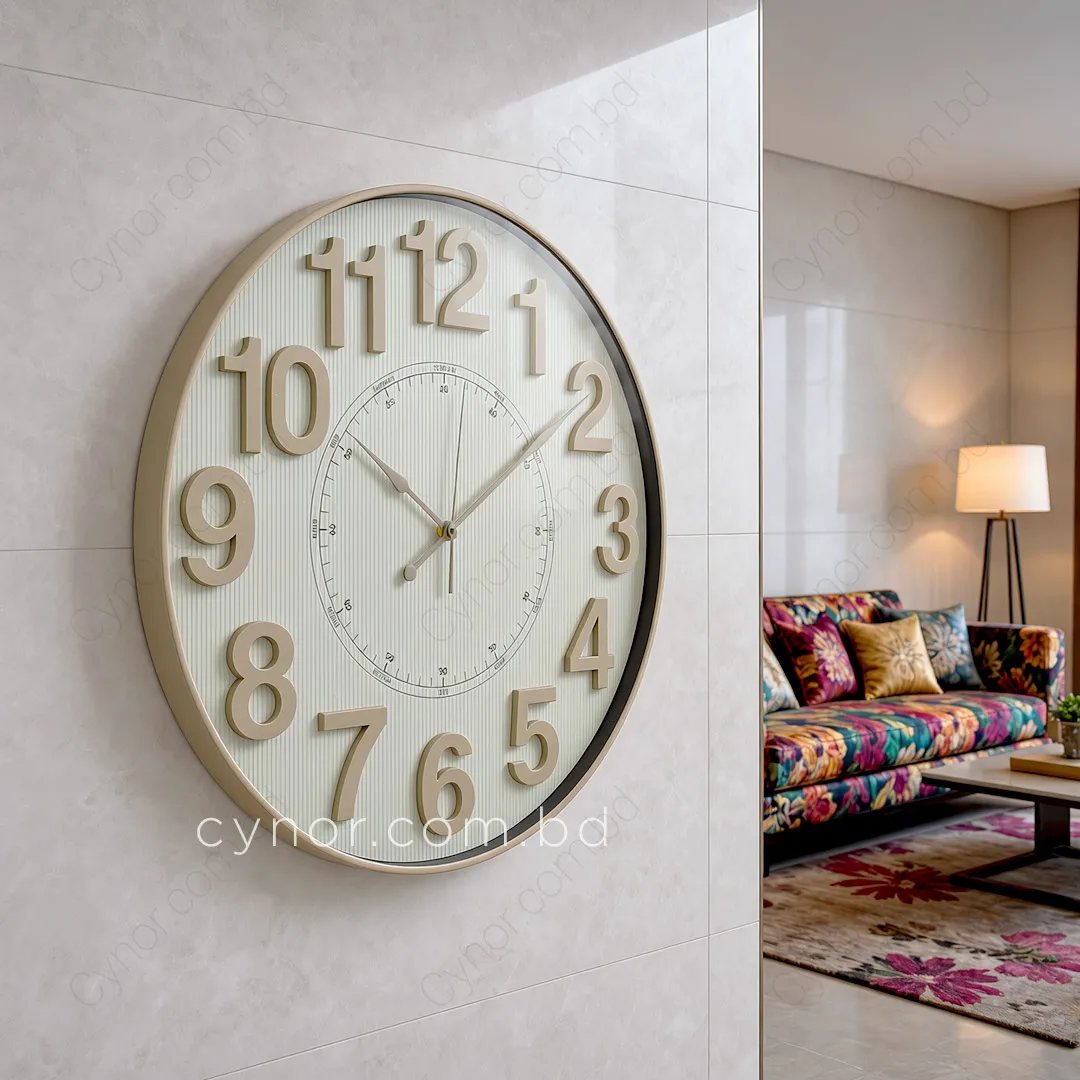 WC714-7-Modern 3D Numeral Fiber Wall Clock with Pinstripe Dial and Glass Cover (8) WC714-7-Modern 3D Numeral Fiber Wall Clock with Pinstripe Dial and Glass Cover (8)