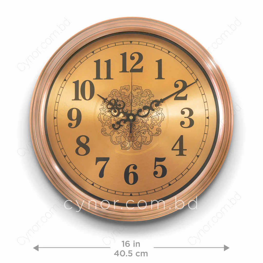 WC771-2-Metal Body Antique Style Copper Wall Clock with Filigree Center and Glass Dial (3) WC771-2-Metal Body Antique Style Copper Wall Clock with Filigree Center and Glass Dial (3)