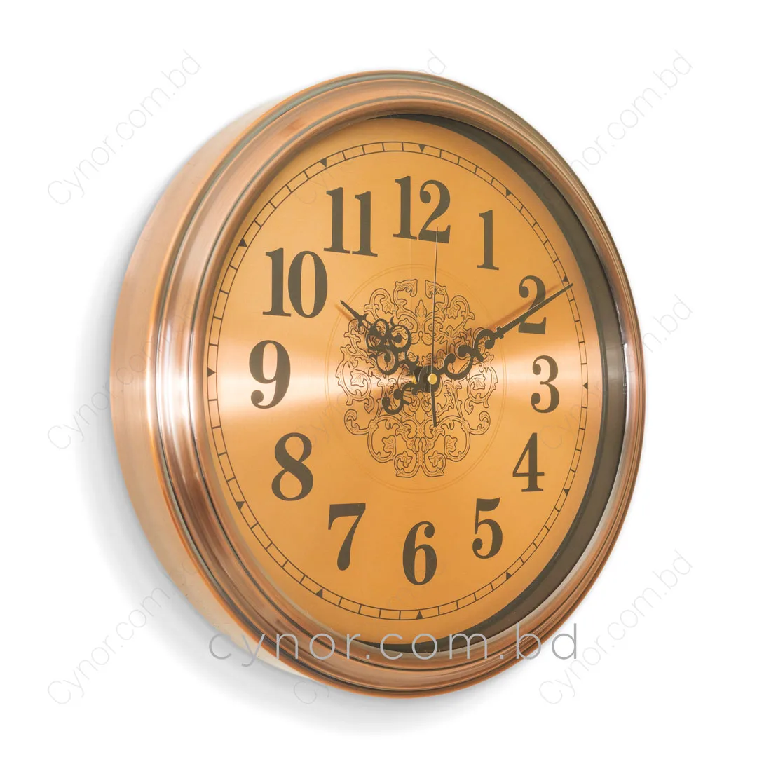 WC771-2-Metal Body Antique Style Copper Wall Clock with Filigree Center and Glass Dial (4) WC771-2-Metal Body Antique Style Copper Wall Clock with Filigree Center and Glass Dial (4)