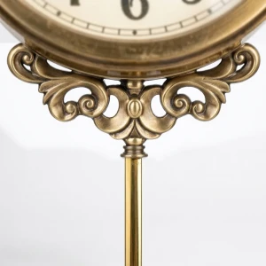 WC773-Luxury-Green-Marble-and-Antique-Golden-Brass-Metal-Design-Mantel-Table-Clock-with-Pendulum-3
