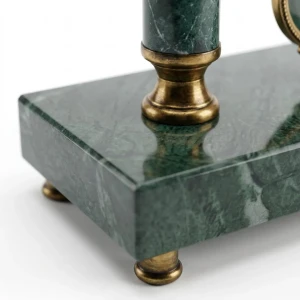 WC773-Luxury-Green-Marble-and-Antique-Golden-Brass-Metal-Design-Mantel-Table-Clock-with-Pendulum-4