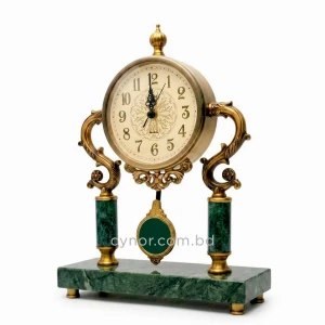 WC773-Luxury-Green-Marble-and-Antique-Golden-Brass-Metal-Design-Mantel-Table-Clock-with-Pendulum-8