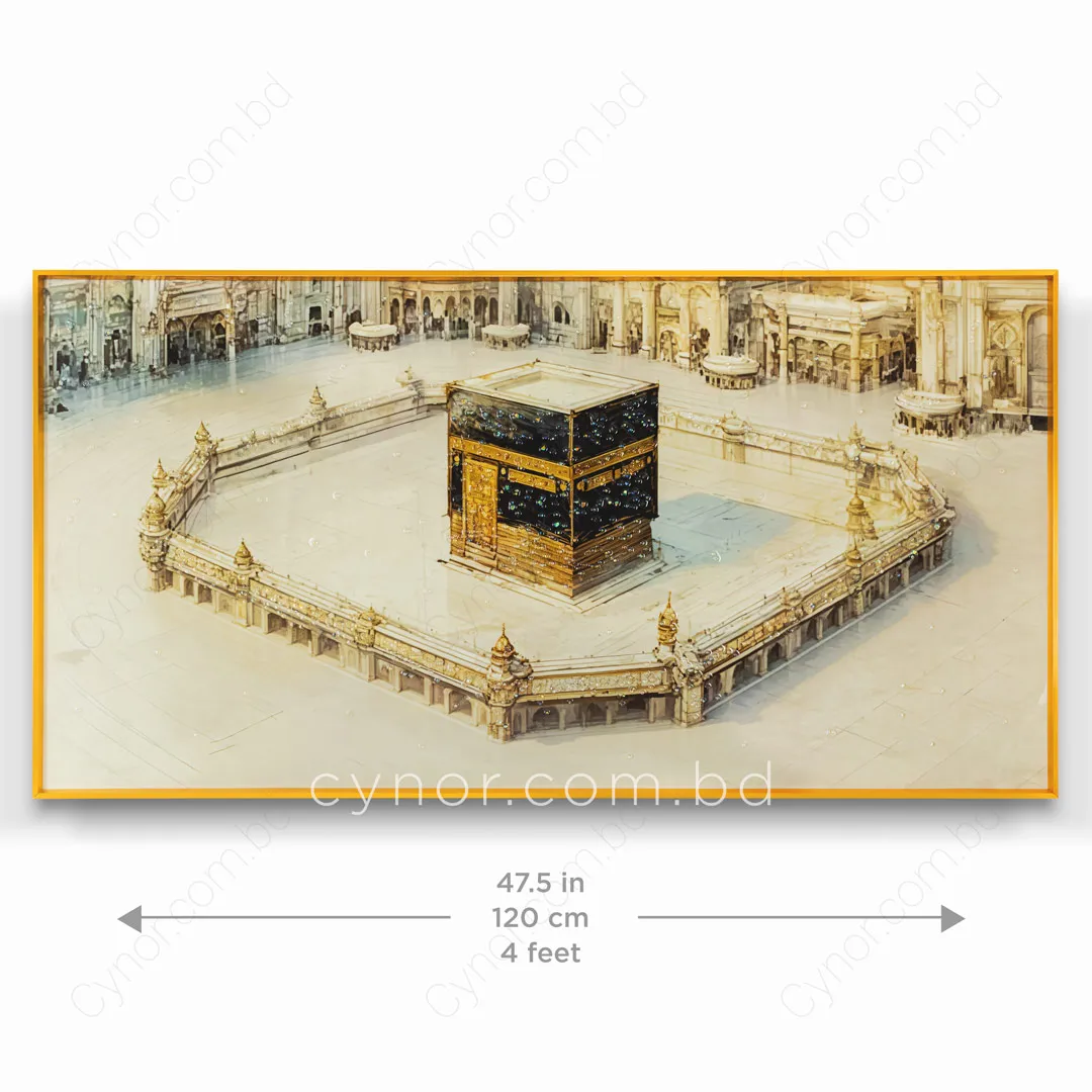 WR680-8-Kaaba Masjid al-Haram Wall Art with Resin Stone Design and Aluminium Frame (3) WR680-8-Kaaba Masjid al-Haram Wall Art with Resin Stone Design and Aluminium Frame (3)