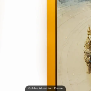 WR680-8-Kaaba Masjid al-Haram Wall Art with Resin Stone Design and Aluminium Frame (9)