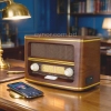 HD278-Luxury Vintage European-Inspired Wooden Bluetooth Speaker and Multi-Band Radio (1)