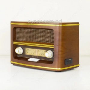 HD278-Luxury Vintage European-Inspired Wooden Bluetooth Speaker and Multi-Band Radio (11)