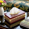 KC272-3-Wooden Body Golden Metal Greek Key Pattern Tissue Box Holder (1)