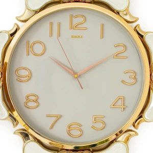 WC742-Ash-Ornamental-Wall-Clock-Ash-Dial-Fiber-Body-Golden-Green-Cream-Decorative-Finish-4