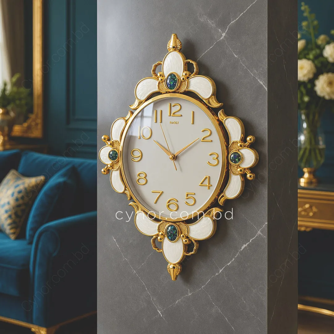 WC742-Ash-Ornamental-Wall-Clock-Ash-Dial-Fiber-Body-Golden-Green-Cream-Decorative-Finish-9 WC742-Ash-Ornamental-Wall-Clock-Ash-Dial-Fiber-Body-Golden-Green-Cream-Decorative-Finish-9