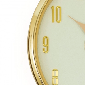 WC776-Luxury Golden Pendulum Wall Clock with Sculptural Elephant Motif and Iridescent Design Dial (7)