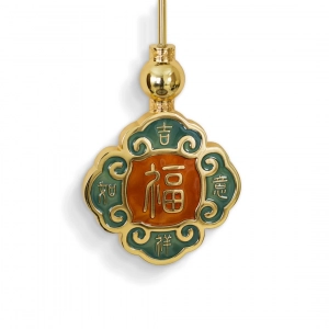 WC776-Luxury Golden Pendulum Wall Clock with Sculptural Elephant Motif and Iridescent Design Dial (9)