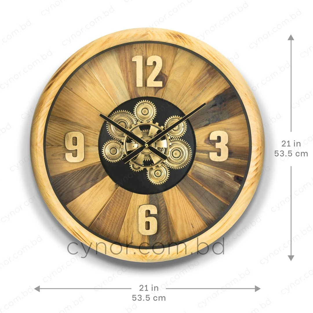 WC778-Luxury Sunburst Wood Wall Clock with Rotating Mechanical Gears and Glass Cover (1) WC778-Luxury Sunburst Wood Wall Clock with Rotating Mechanical Gears and Glass Cover (1)