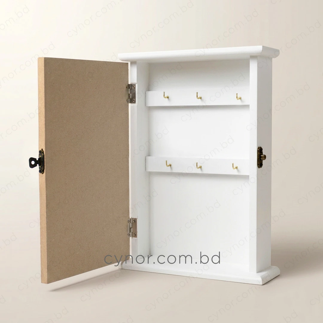 WR737-1-Minimalist Wooden Key Cabinet with Vintage Skeleton Key Accent (4) WR737-1-Minimalist Wooden Key Cabinet with Vintage Skeleton Key Accent (4)