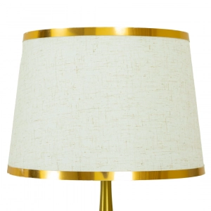 TL400-Golden Metal Body Seeded Bubble Glass Orb Design Table Lamp with Hardback Linen Fabric Shade (5)