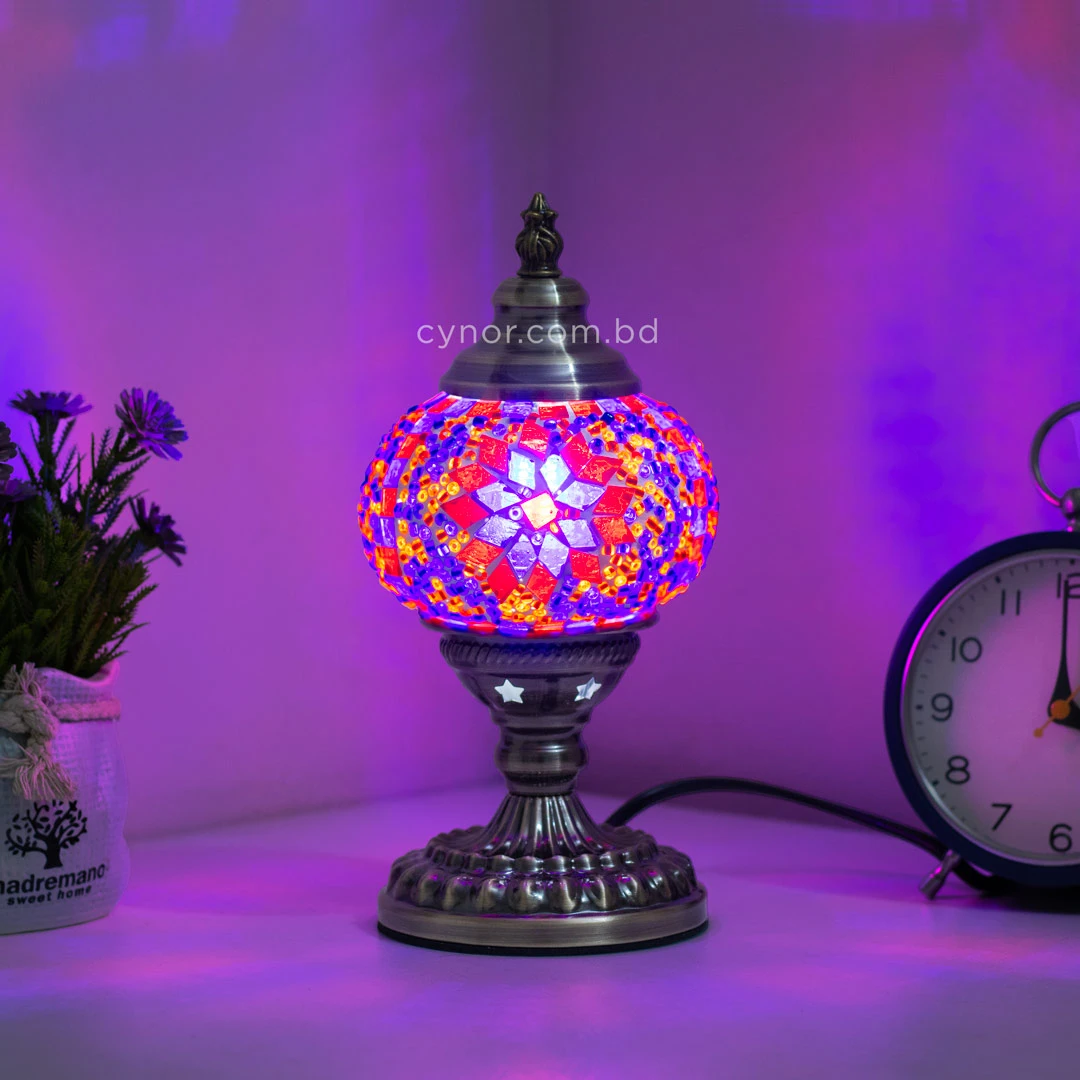 TL405-4-Compact Turkish Mosaic Lamp Red and Blue Star Globe Design Antique Metal Brass Body (1) TL405-4-Compact Turkish Mosaic Lamp Red and Blue Star Globe Design Antique Metal Brass Body (1)