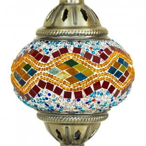 TL406-1-Multicolor Turkish Mosaic Lamp Orange Red Blue Mosaic Glass Globe Brass Metal Body (5)