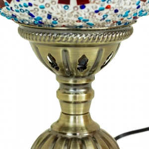 TL406-1-Multicolor Turkish Mosaic Lamp Orange Red Blue Mosaic Glass Globe Brass Metal Body (6)