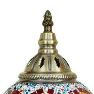 TL406-1-Multicolor Turkish Mosaic Lamp Orange Red Blue Mosaic Glass Globe Brass Metal Body (8)