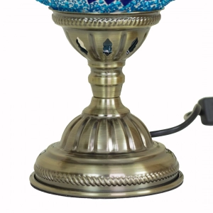 TL406-2-Blue and Purple Turkish Mosaic Lamp Mosaic Glass Globe Brass Metal Body (6)