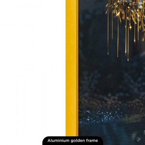 WR751-1-Golden Weeping Willow Tree Wall Art with Resin Encased Glittering Stone and Aluminium Frame (9)