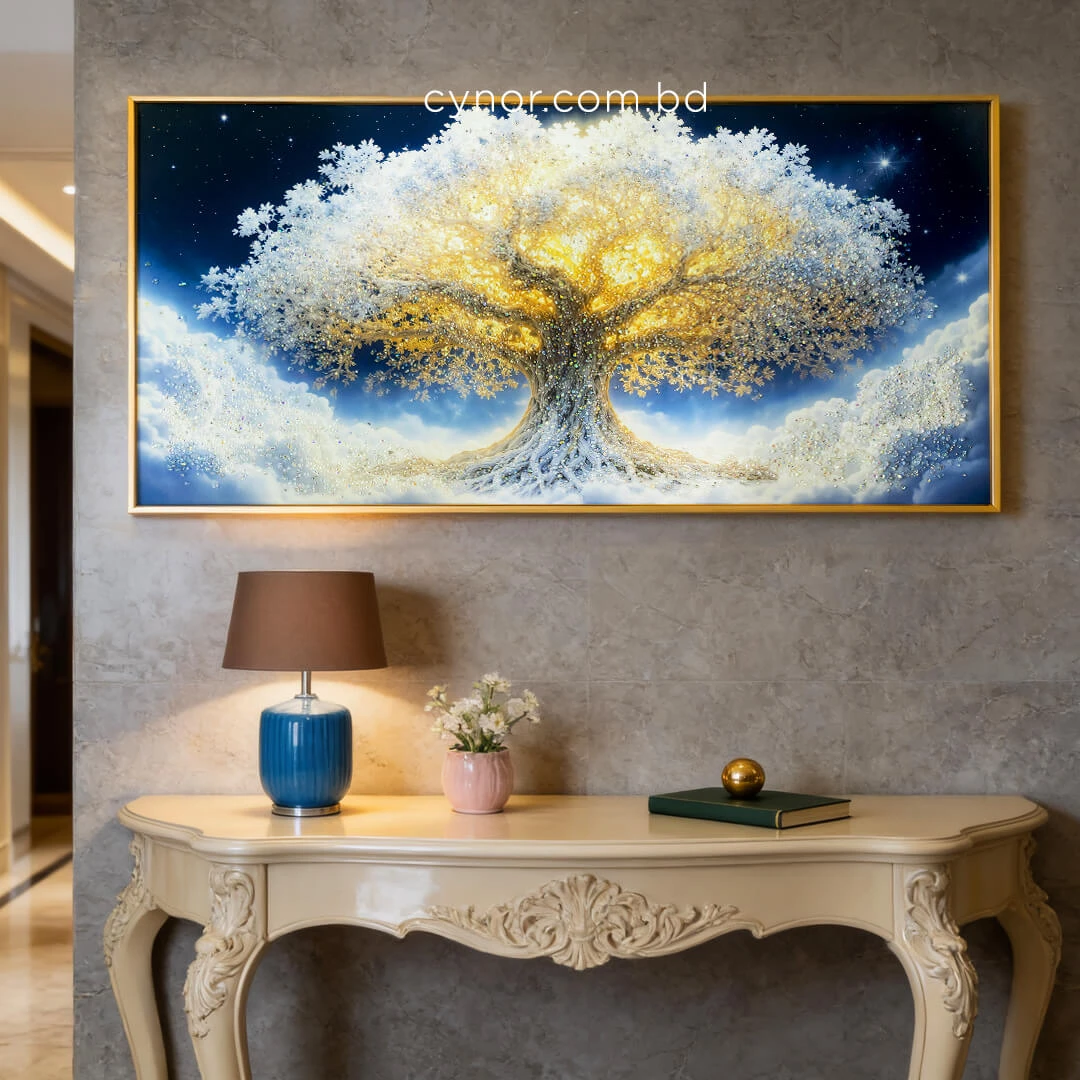 WR751-8-Celestial Tree of Life in Clouds Wall Art with Resin Encased Glittering Stone and Aluminium Frame (2) WR751-8-Celestial Tree of Life in Clouds Wall Art with Resin Encased Glittering Stone and Aluminium Frame (2)